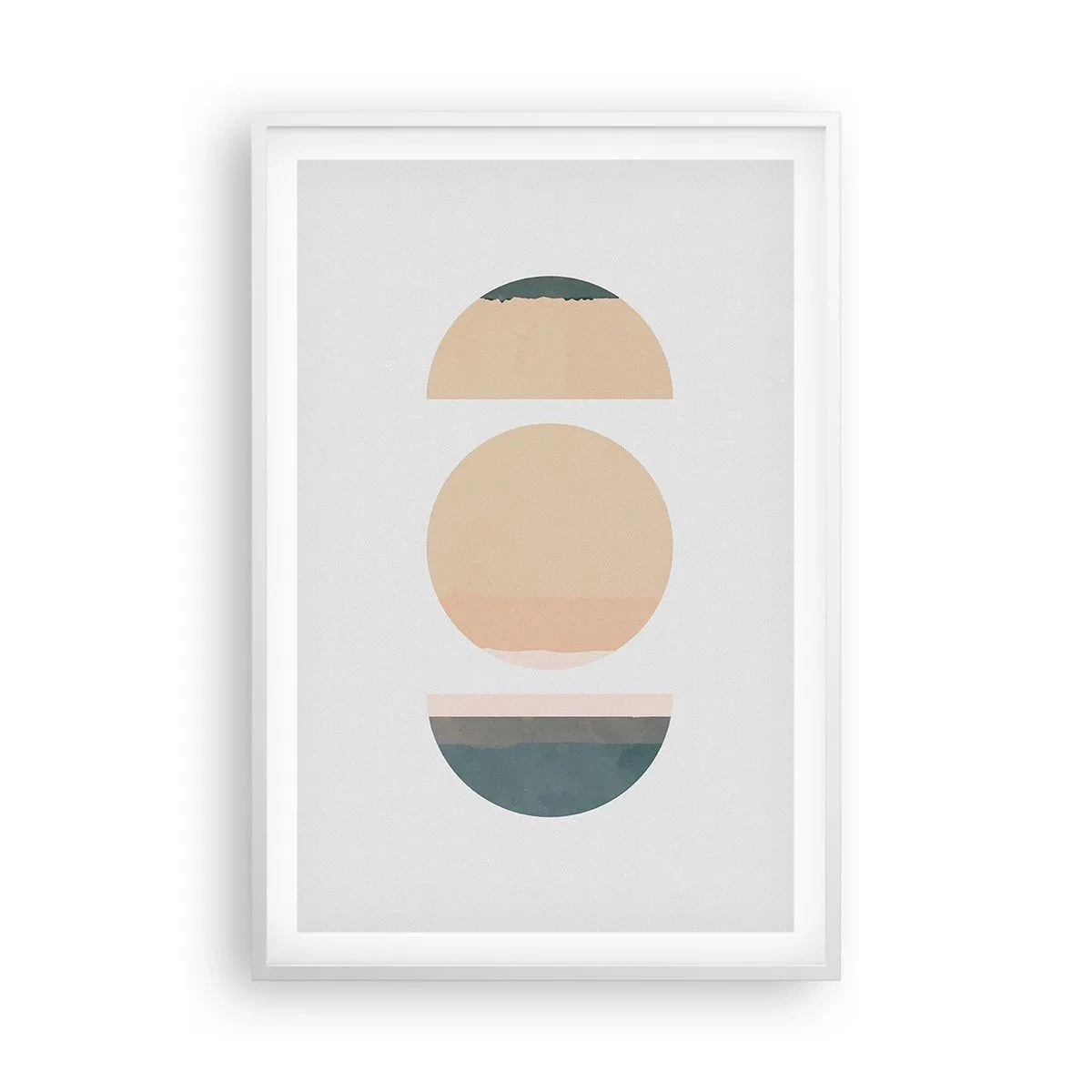 Poster in white frmae - Wheel after a Wheel - 61x91 cm