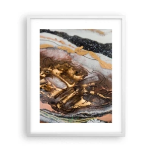 Poster in white frmae - Element of the Earth - 40x50 cm