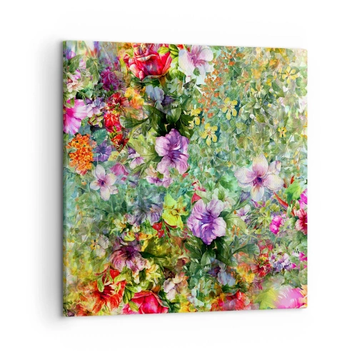 Canvas picture - Lost in the Flowers - 50x50 cm