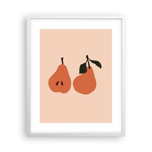 Poster in white frmae - Overly Sweet - 40x50 cm