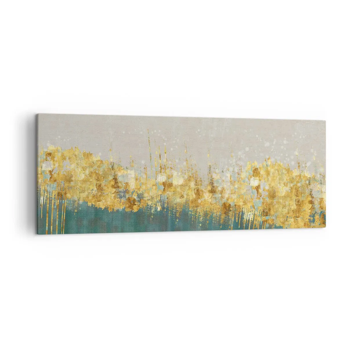 Canvas picture - Golden Border - 140x50 cm