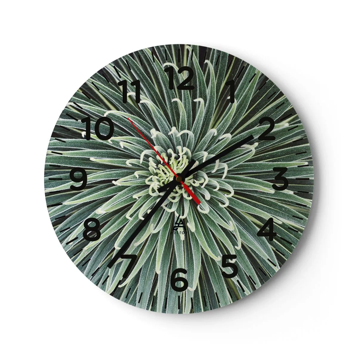 Wall clock - Clock on glass - Birth of a Star - 30x30 cm