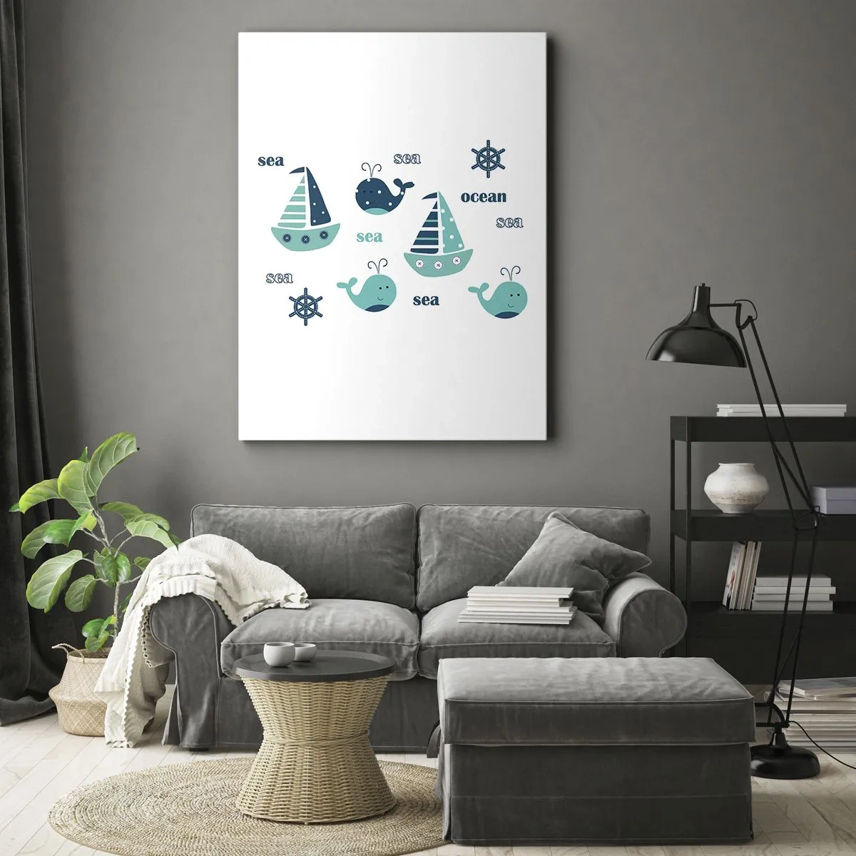Canvas picture - Through Seas And Oceans - 70x100 cm