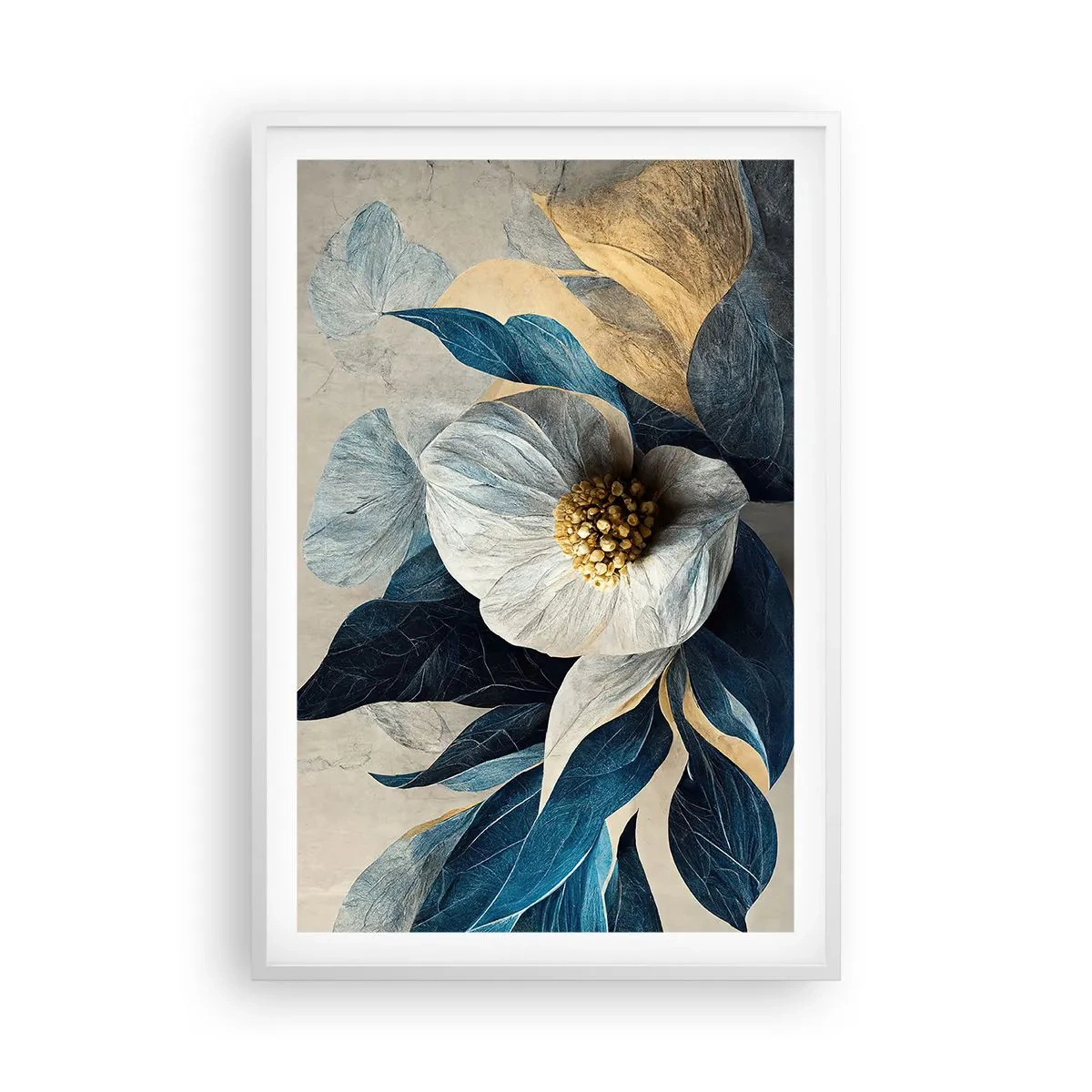 Poster in white frmae - With a Heart of Gold - 61x91 cm