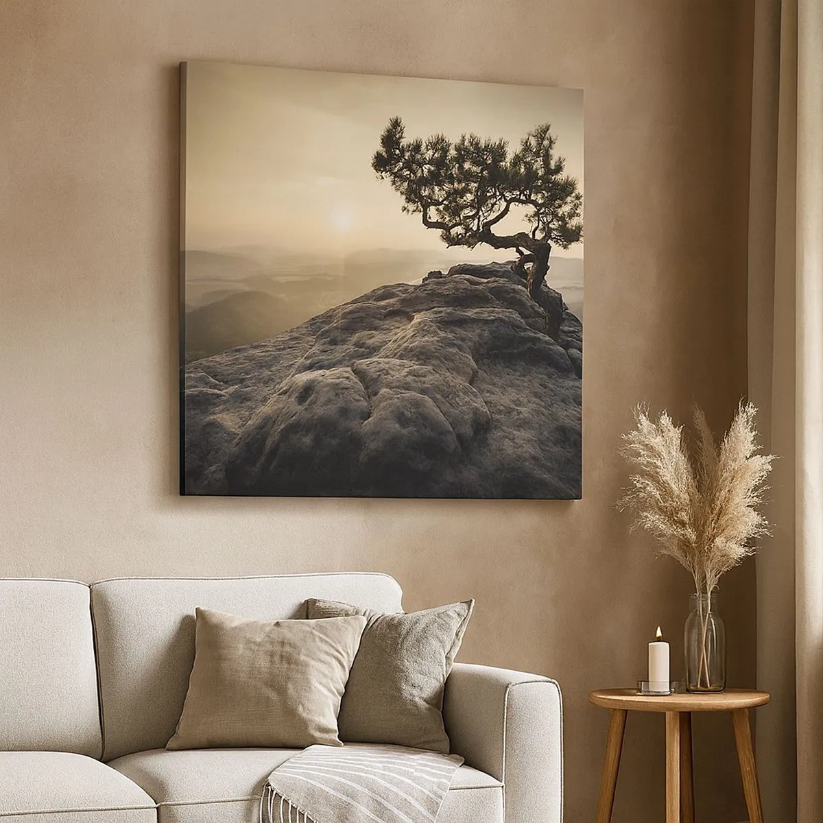 Canvas picture - Life Always Wins - 30x30 cm