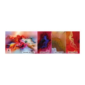 Photo Wallpaper Sample Premium Sand - How to Catch Dreams - Smoke - Abstraction, Piece, Acrylic - 100x30 cm