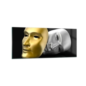 Glass picture - Life Is a Theatre - 120x50 cm