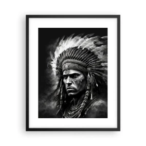 Poster in black frame - Chief and Warrior - 40x50 cm
