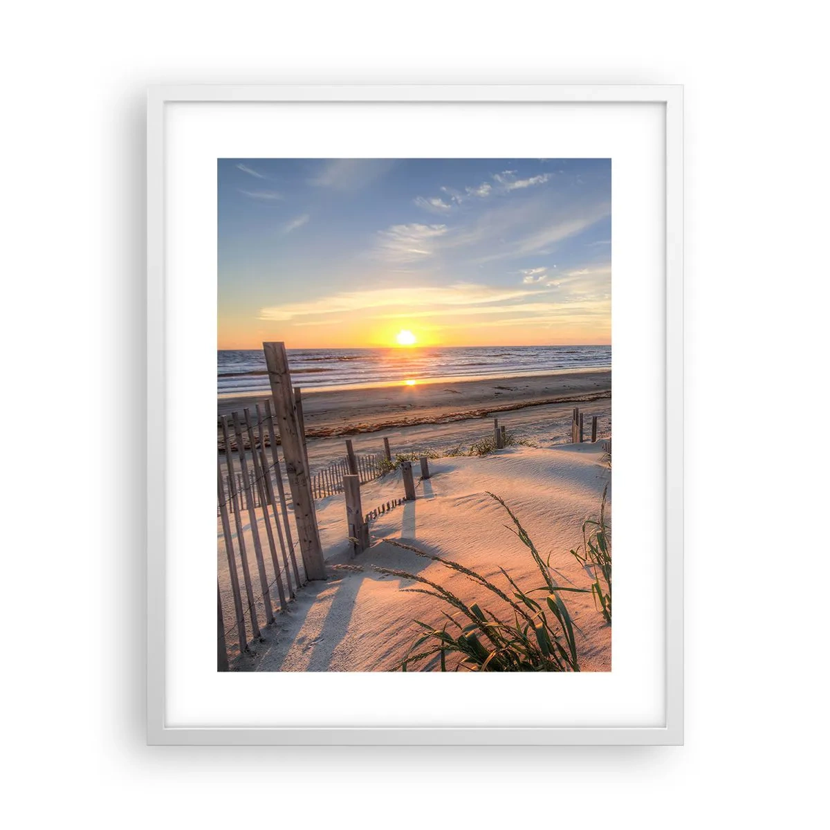 Poster in white frmae - Light and Shade of the Wind - 40x50 cm