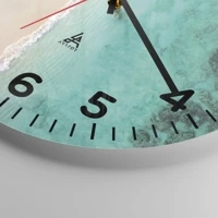 Clock face with numbers