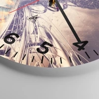 Clock face with numbers