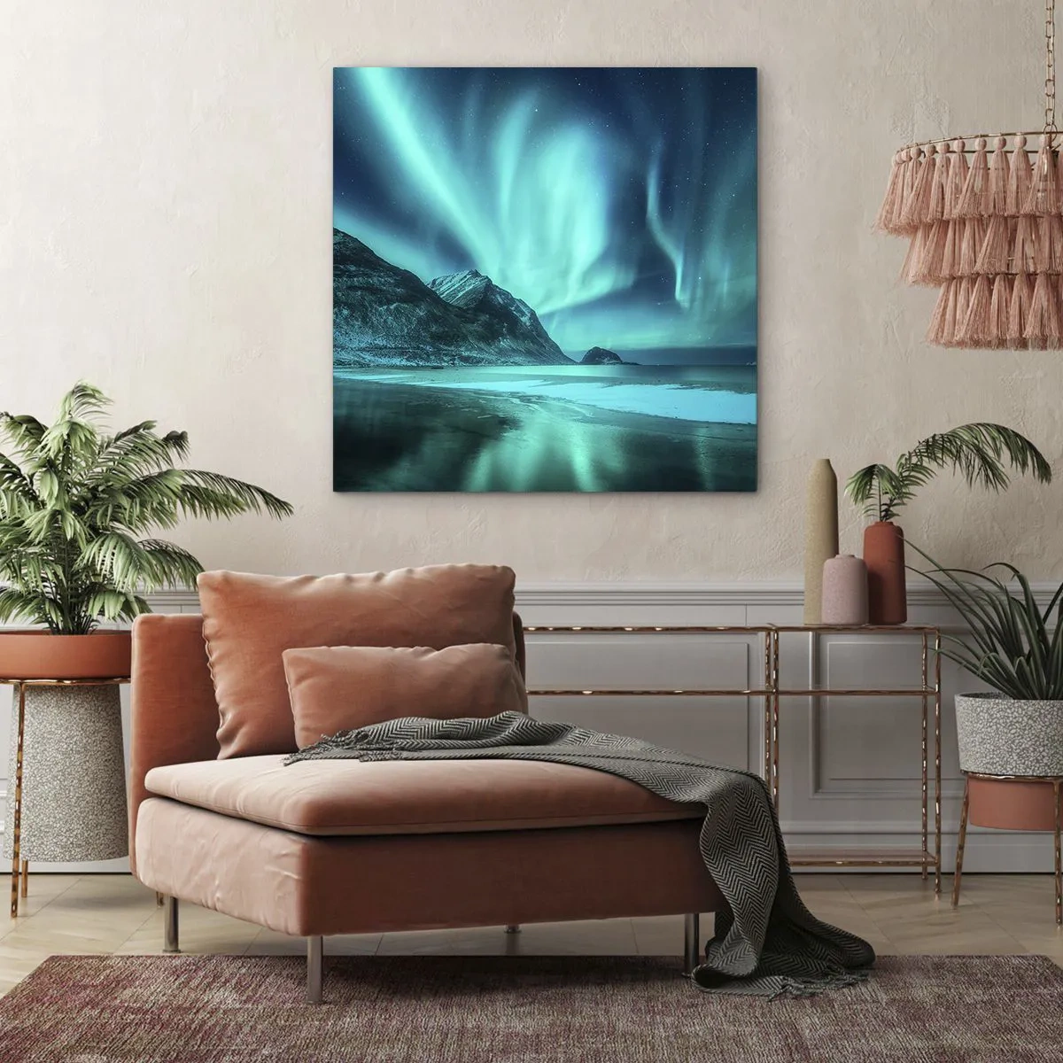 Canvas picture - Miracles of the North - 30x30 cm