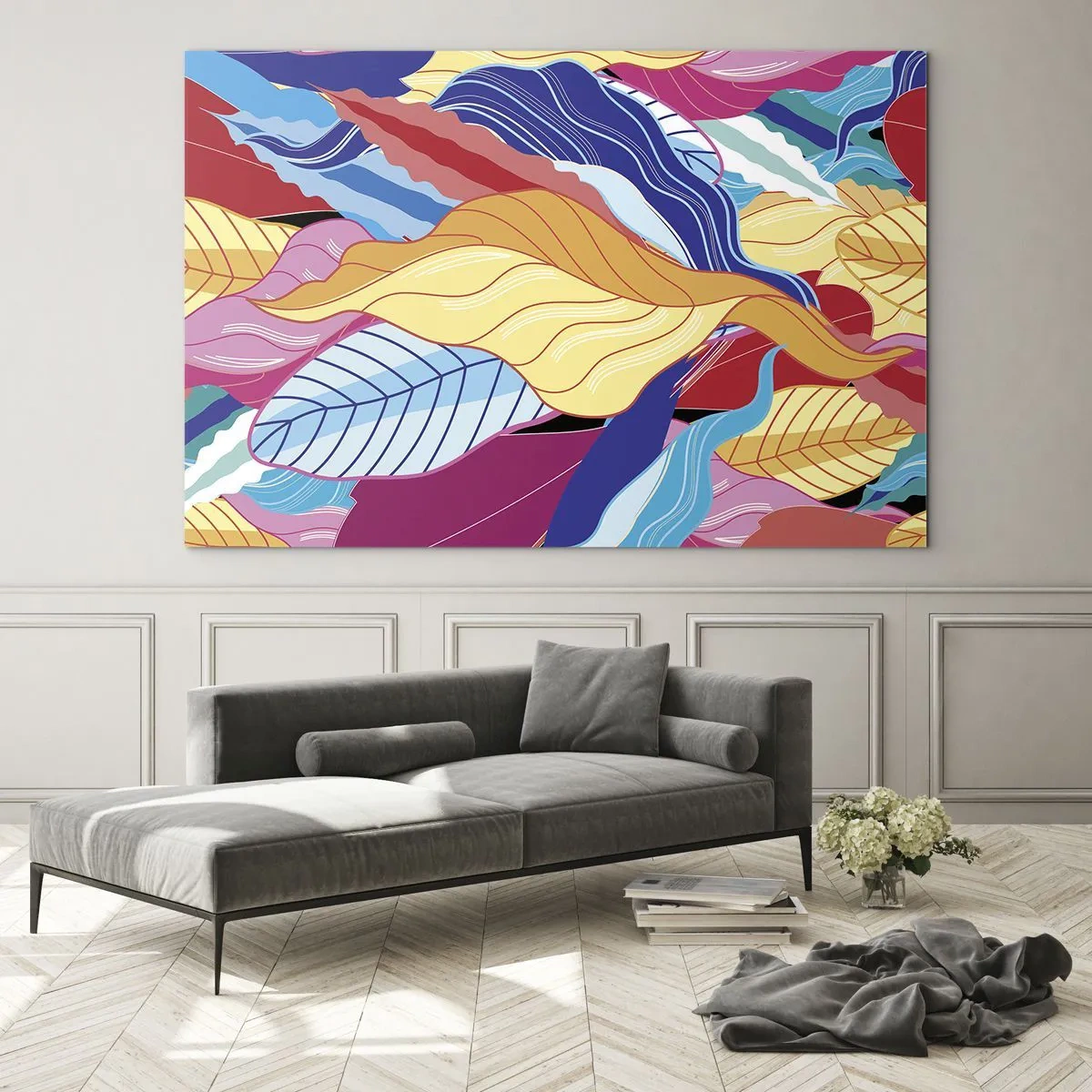 Glass picture - Queen of Mess - 100x70 cm