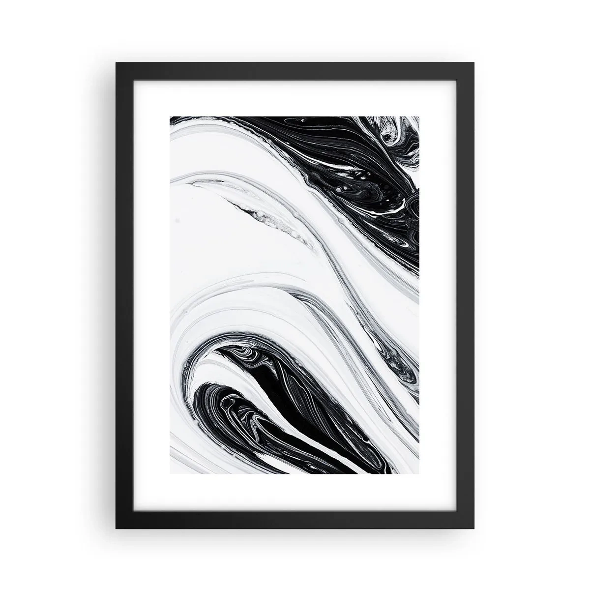 Poster in black frame - Connection of Opposites - 30x40 cm