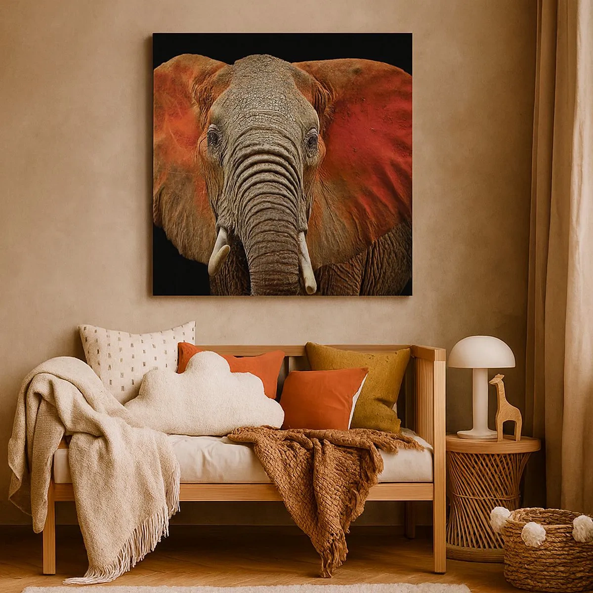 Canvas picture - I am Wild, and You? - 30x30 cm