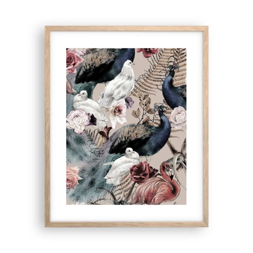 Poster in light oak frame - In Palace Garden - 40x50 cm