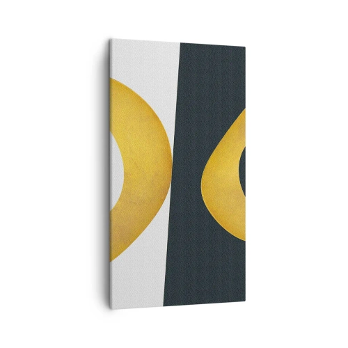 Canvas picture - First Of All: Gold - 45x80 cm