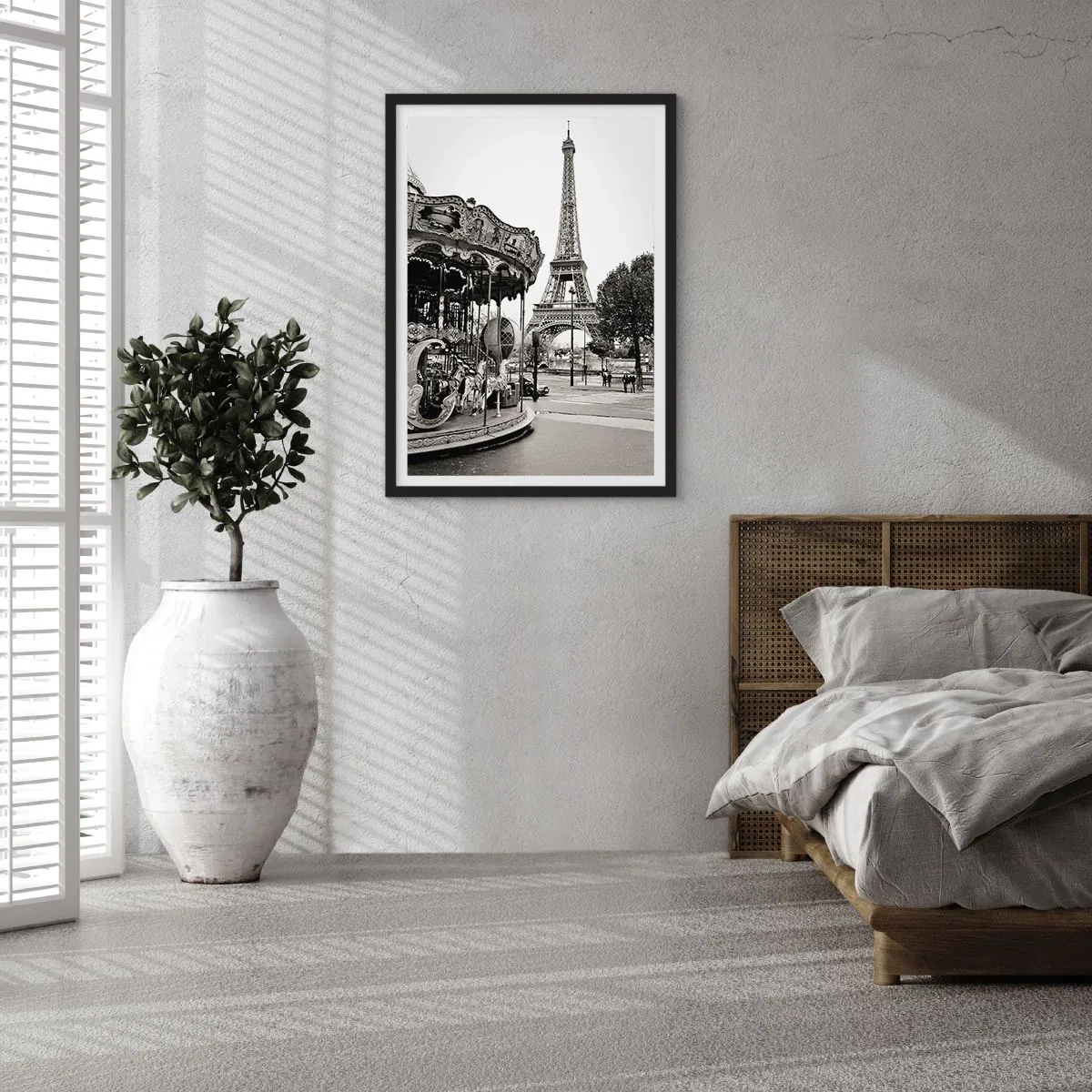 Poster in black frame - Such Fun Only in Paris - 30x40 cm