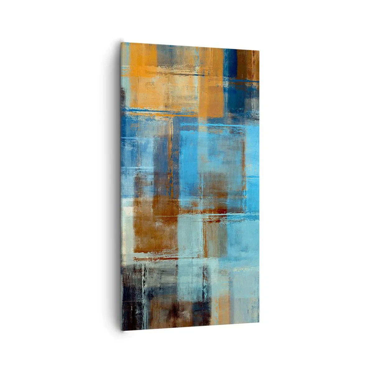 Canvas picture - Through Blue Curtain - 65x120 cm