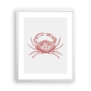 Poster in white frmae - Crab Like No Other - 40x50 cm