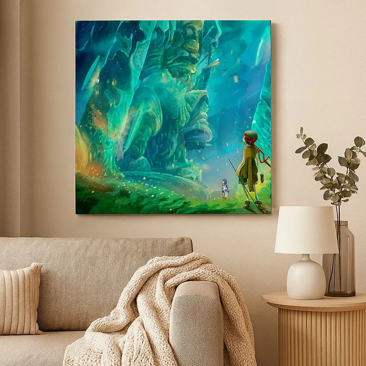 Canvas picture - From a Book of Fairy Tales - 30x30 cm