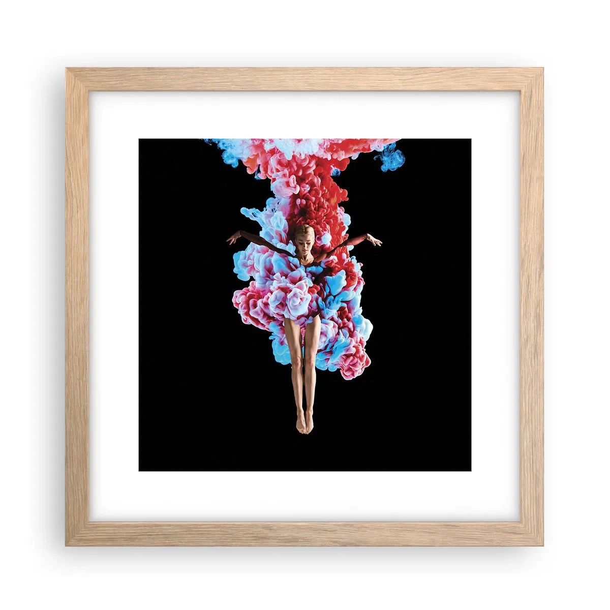 Poster in light oak frame - In Full Bloom - 30x30 cm