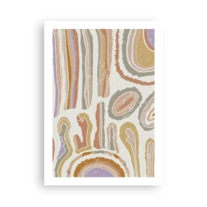 Poster - Colourful Cross-Sections - 50x70 cm