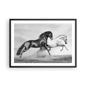 Poster in black frame - Angels and Demons - 70x50 cm