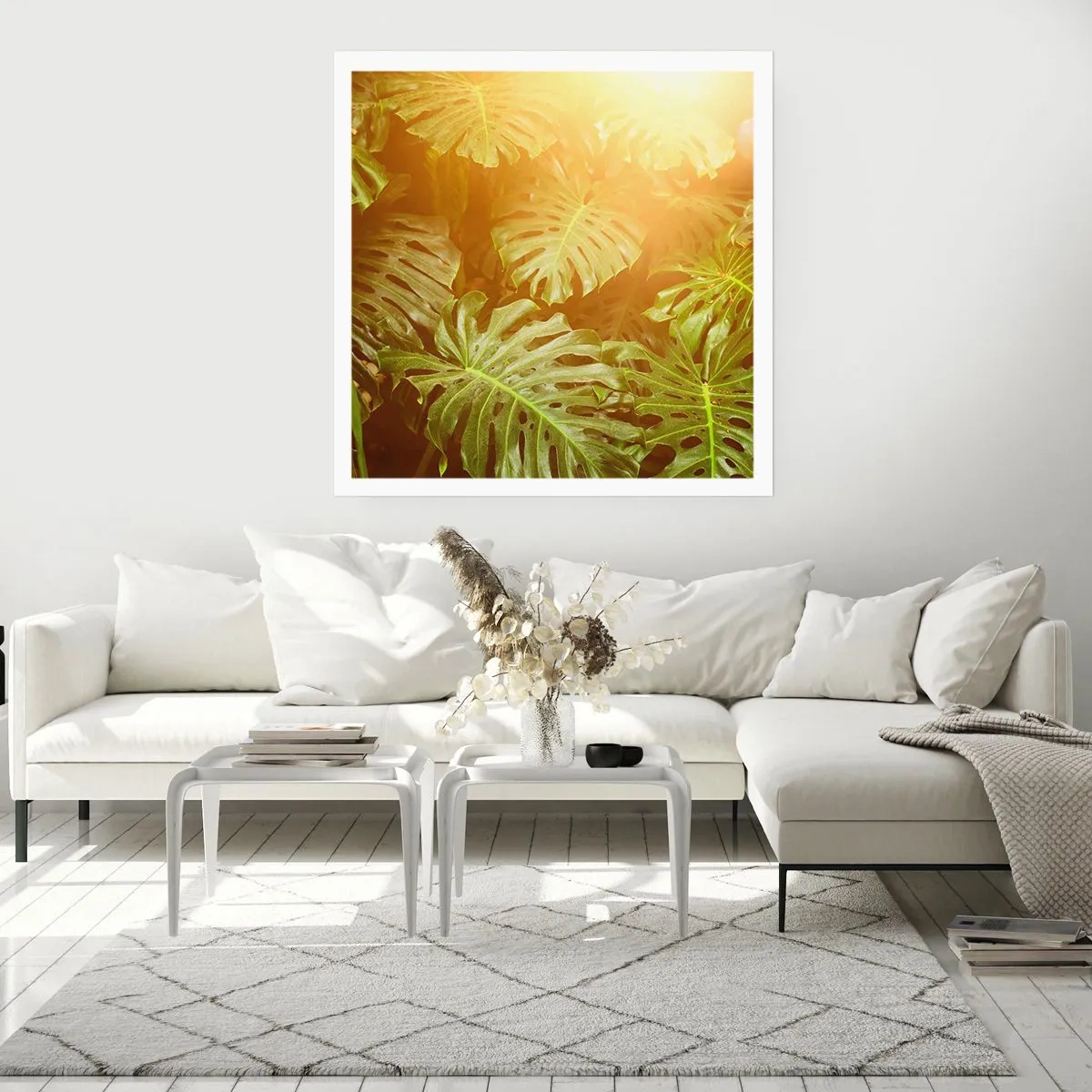 Poster - Walking into the Green - 30x30 cm