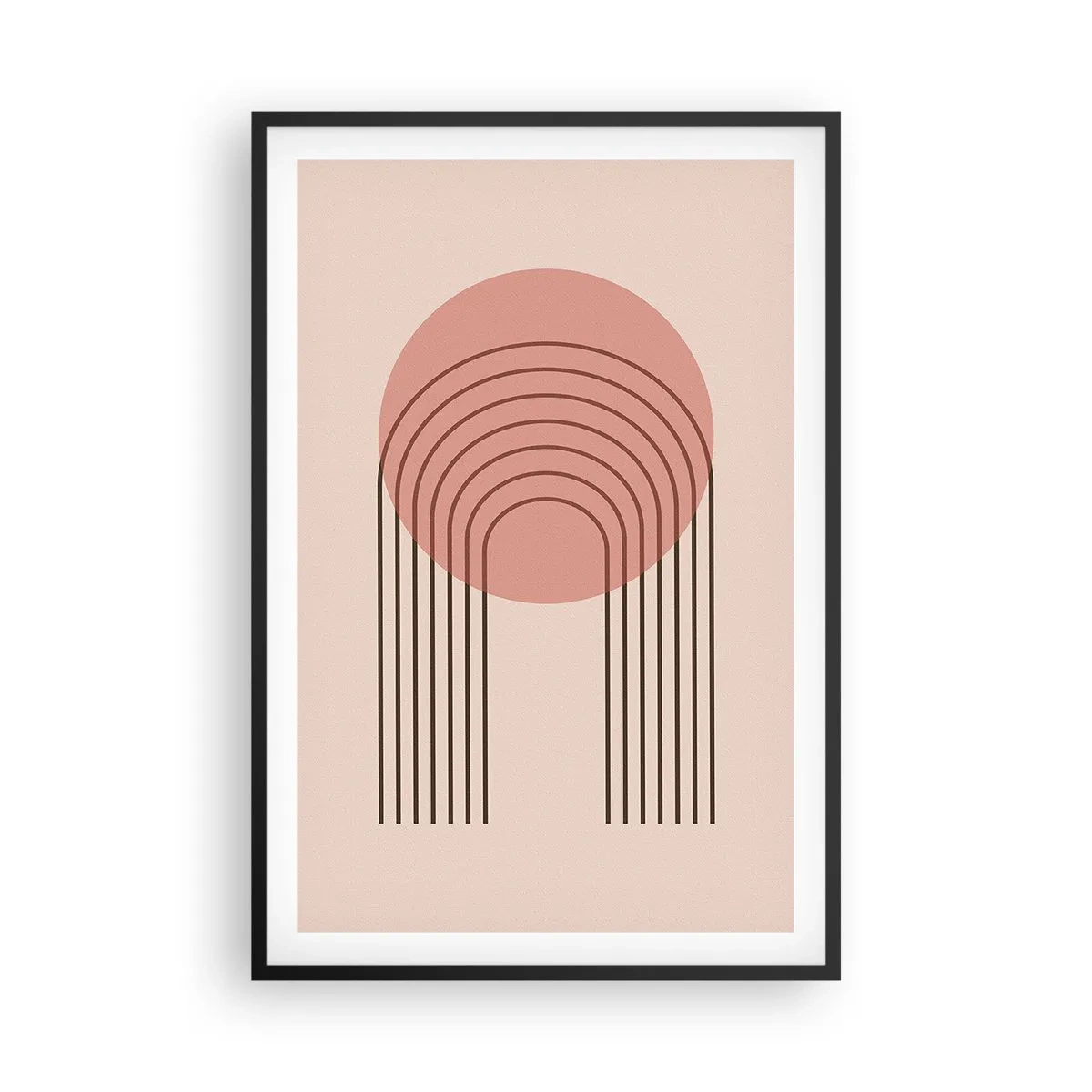 Poster in black frame - Irresistible Attraction - 61x91 cm