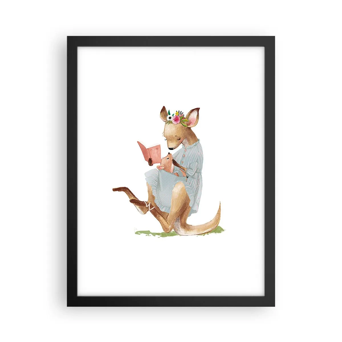 Poster in black frame - Read to Me, Mum - 30x40 cm
