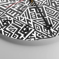 Clock face with numbers