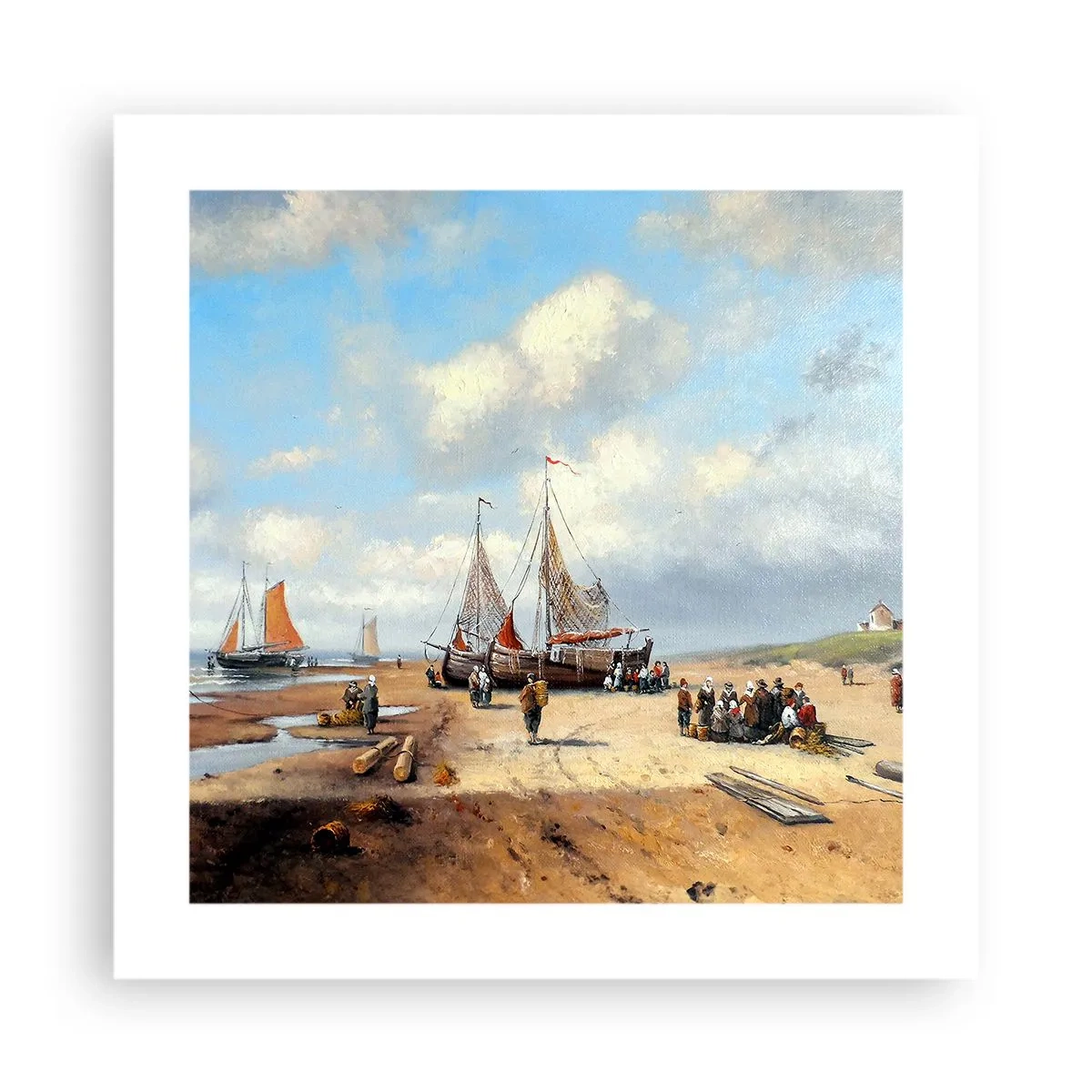 Poster - After a Successful Catch - 40x40 cm