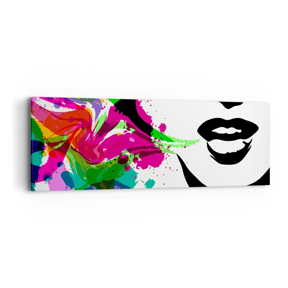Canvas picture - Tale in Colours of a Rainbow - 90x30 cm