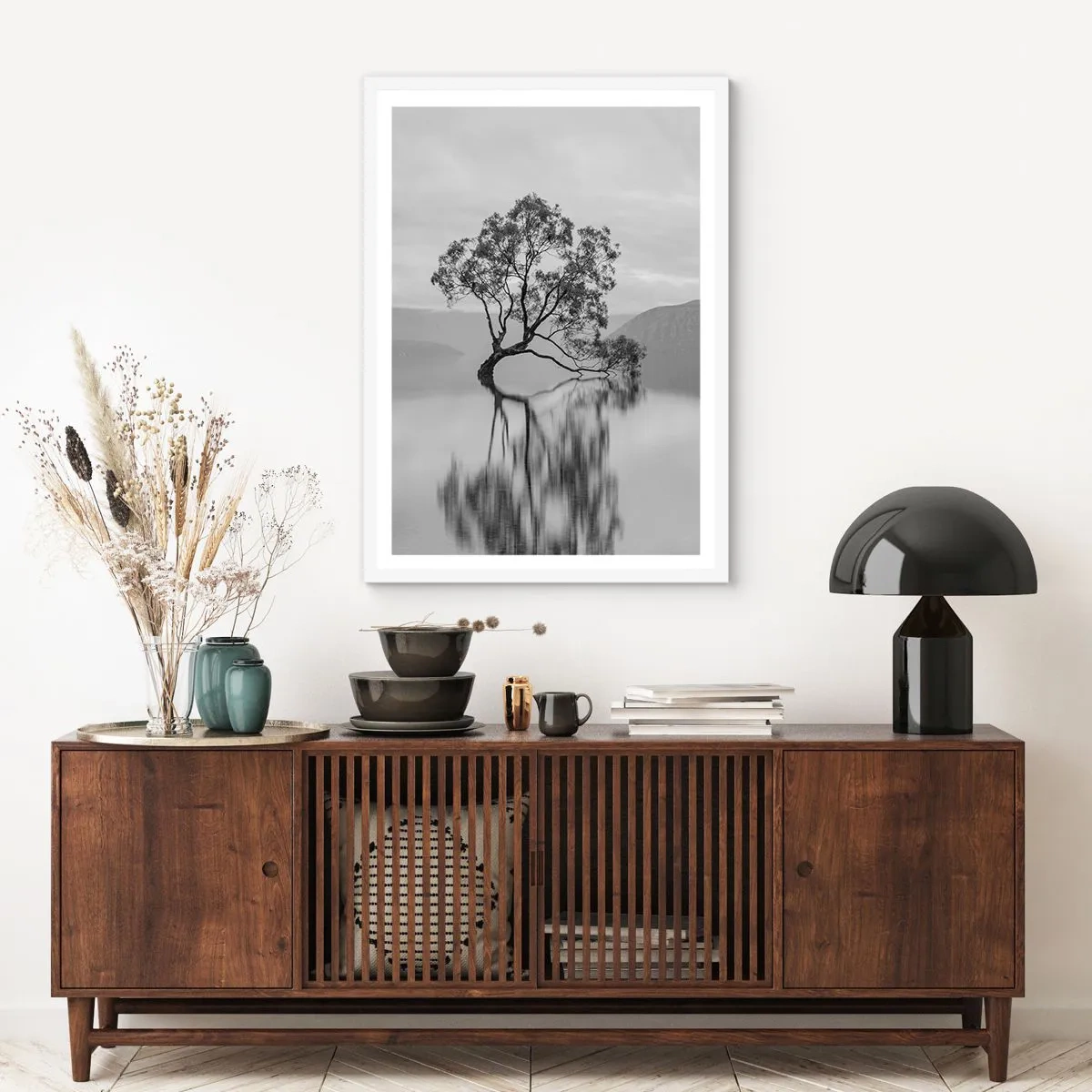 Poster in white frmae - There Is Such Country - 50x70 cm