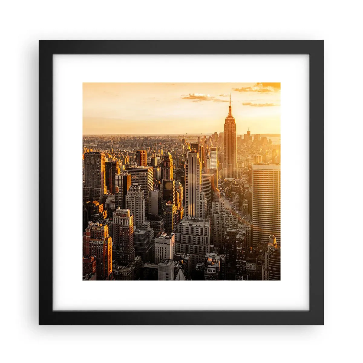 Poster in black frame - Growing in the Sun - 30x30 cm
