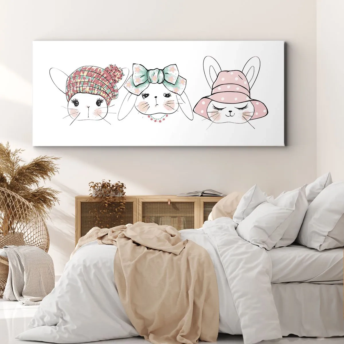 Canvas picture - Pensive Sad Cheerful - 140x50 cm