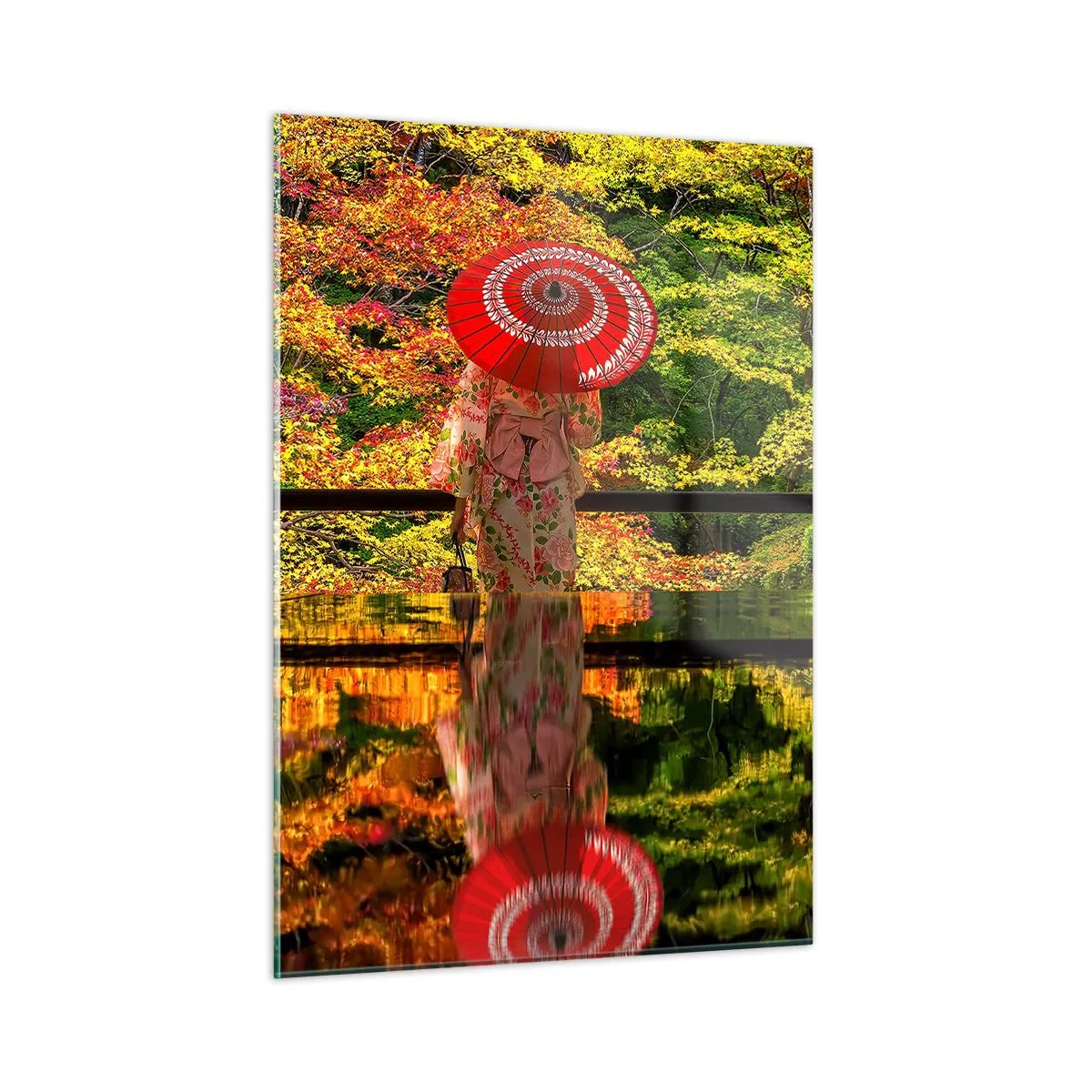 Glass picture - In a Temple of Nature - 50x70 cm