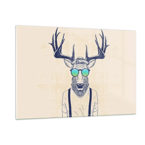 Glass picture - And Who Did You Expect? - 120x80 cm