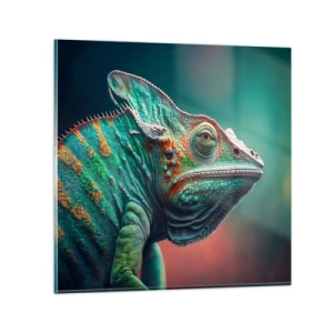 Glass picture - Can You See Me? That's Too Bad... - 50x50 cm