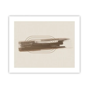 Poster - Blast of Grey - 50x40 cm