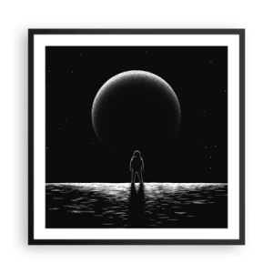Poster in black frame - Face to Face - 60x60 cm