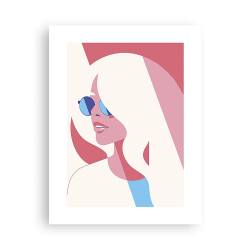 Poster - She Was a Blonde Girl… - 30x40 cm