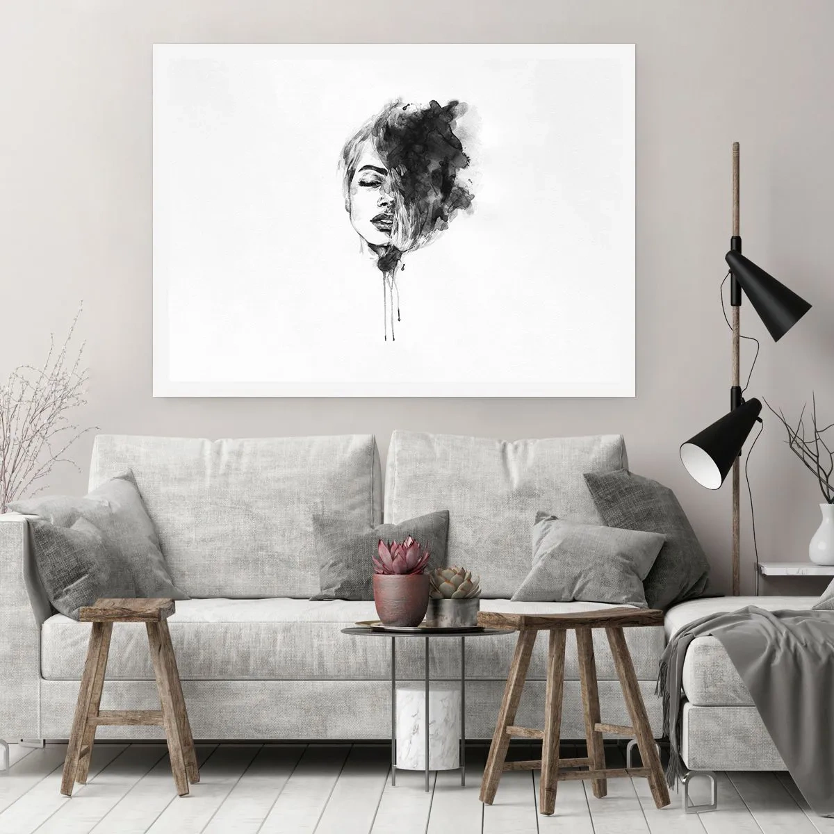 Poster - What Does a Girl Dream about? - 70x50 cm