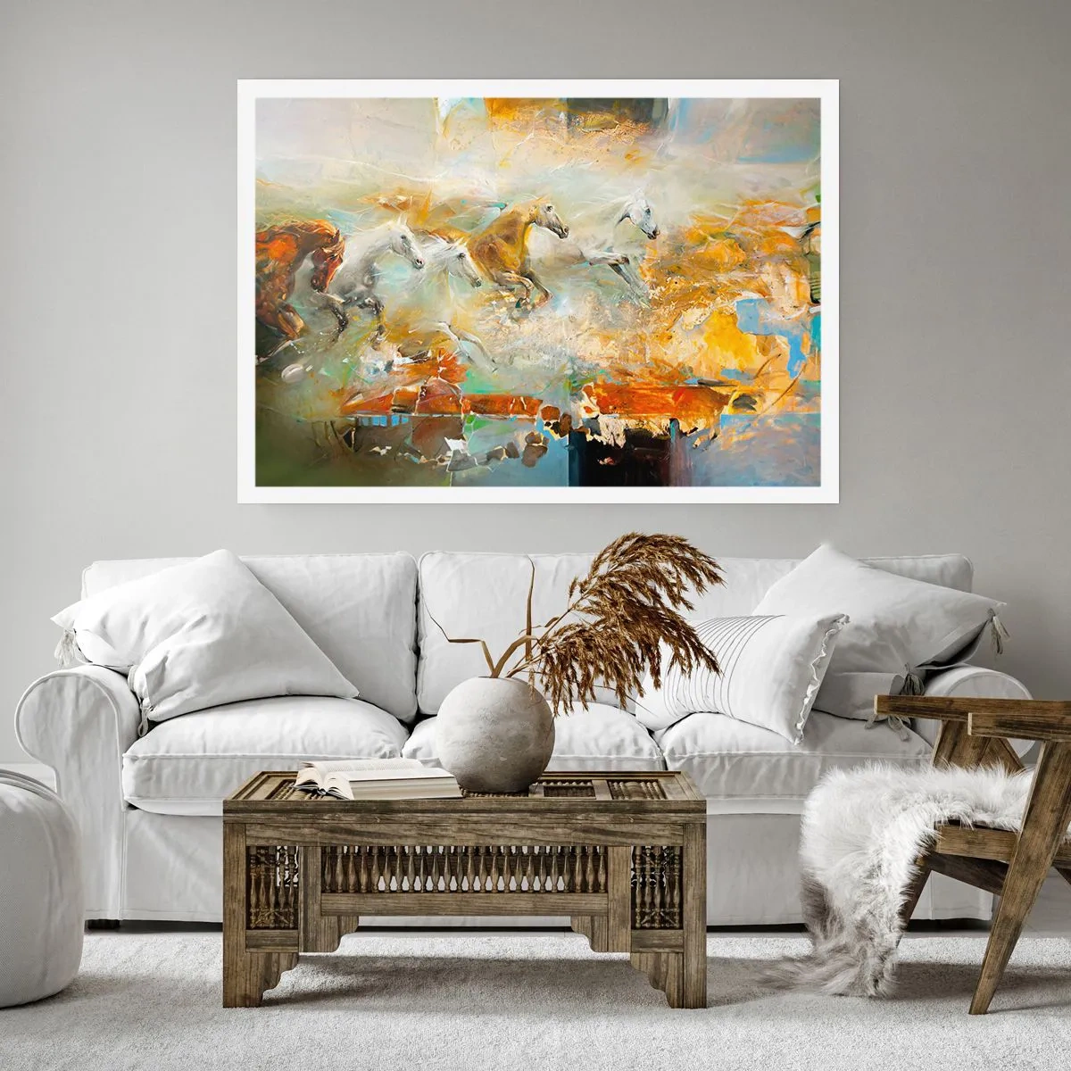 Poster - Gallopping through the World - 40x30 cm