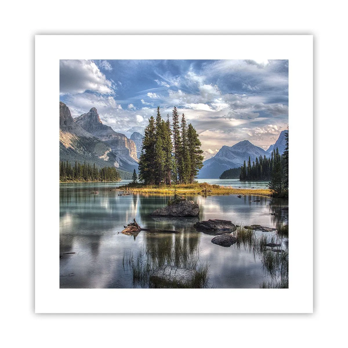 Poster - By Big and Clear Waters - 40x40 cm