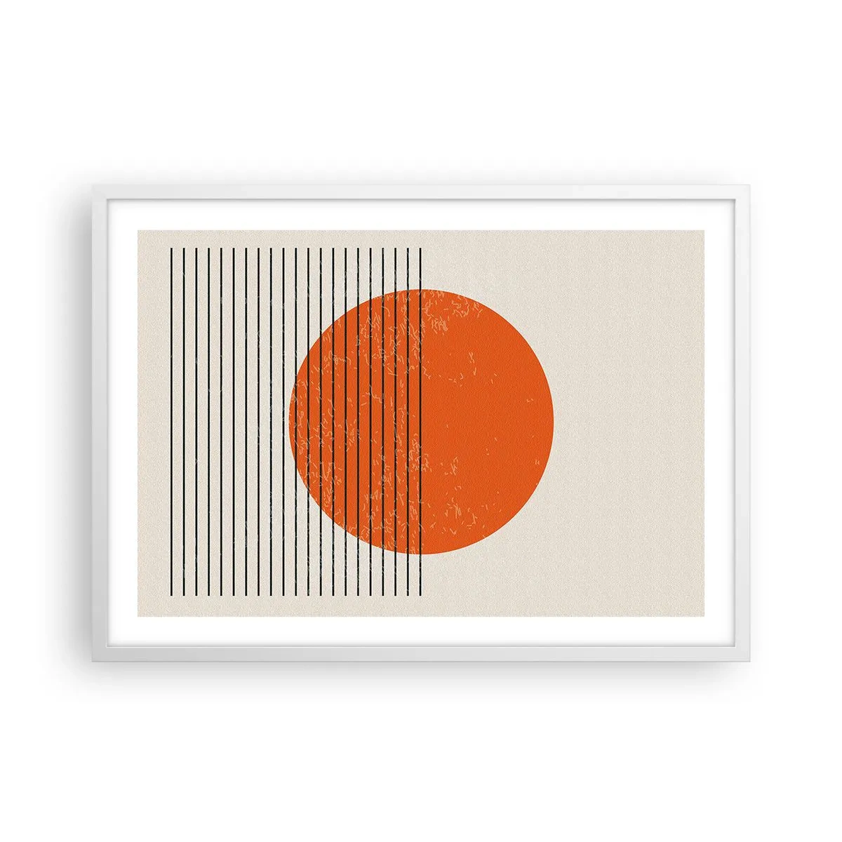 Poster in white frmae - Always the Sun - 70x50 cm