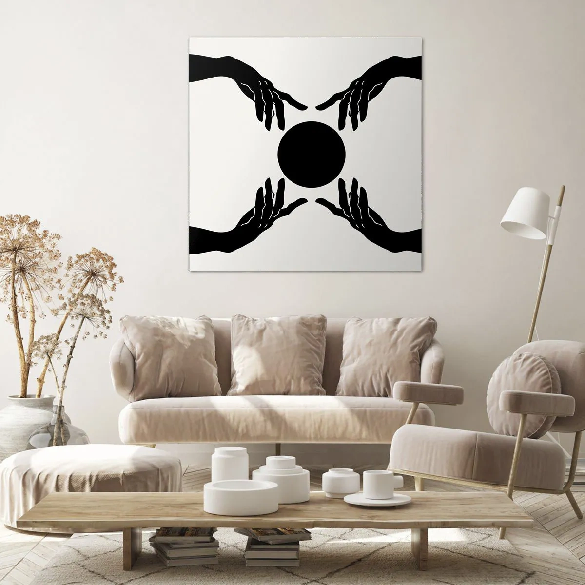 Canvas picture - Secret Sign - 70x70 cm