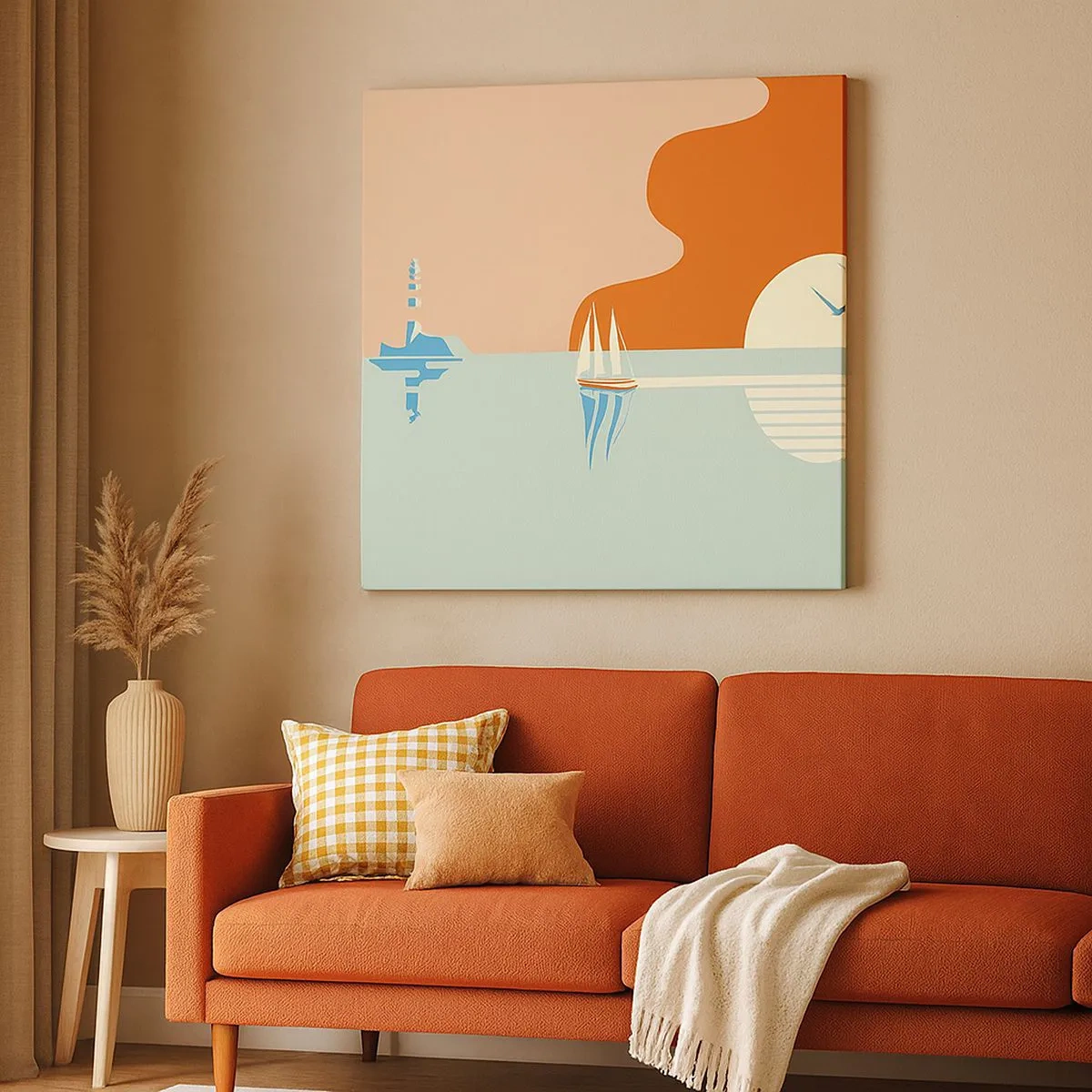 Canvas picture - Ideal Sea Landscape - 30x30 cm