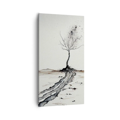 Canvas picture - Winter Melancholy - 55x100 cm